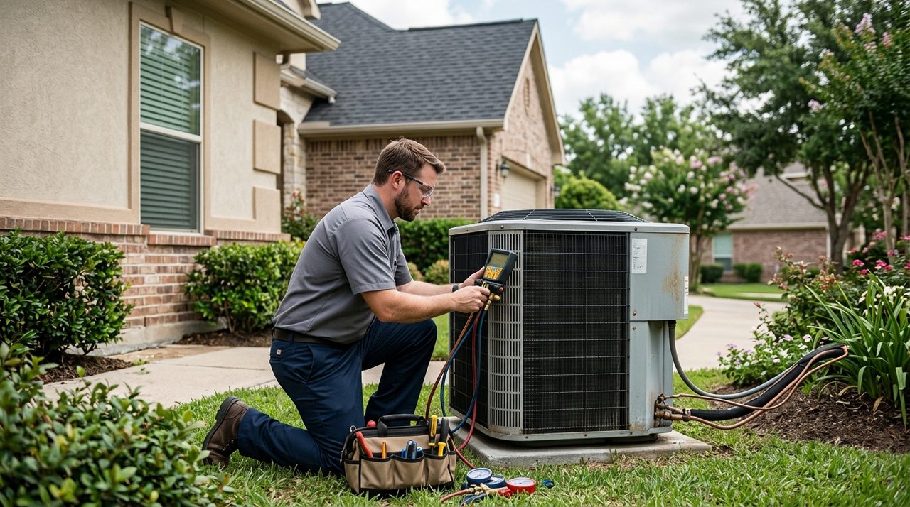 AC Repair serving Sugar Land, TX