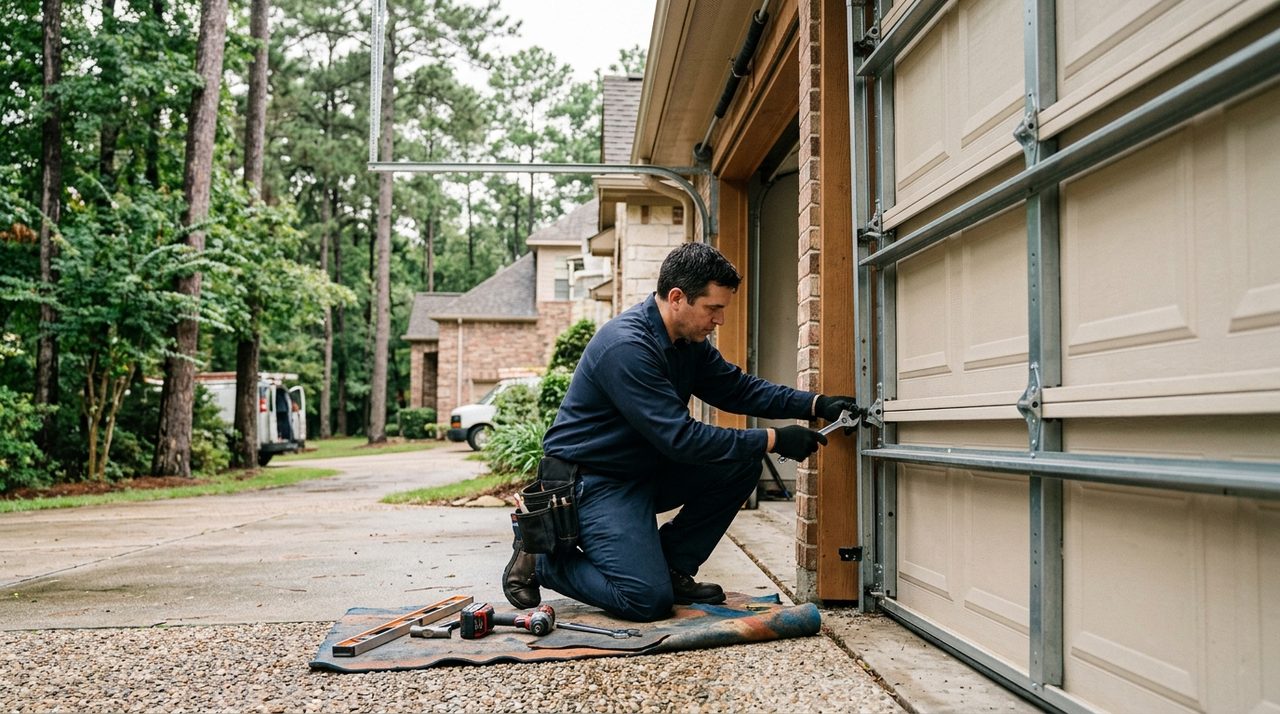 Garage Door Repair serving Crosby, TX