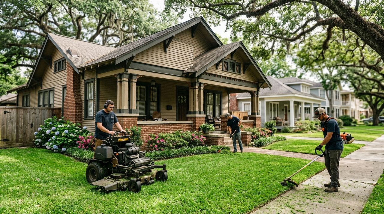 Landscapers serving Third Ward