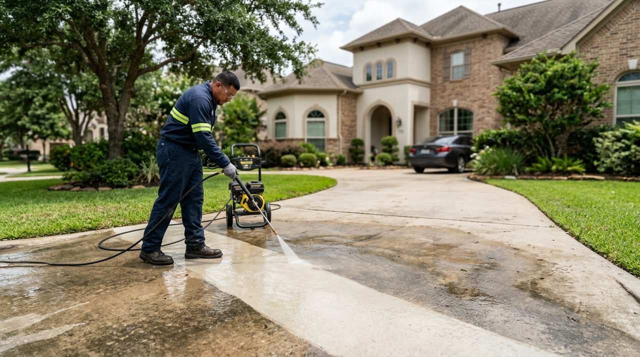 Pressure Washing serving Sharpstown
