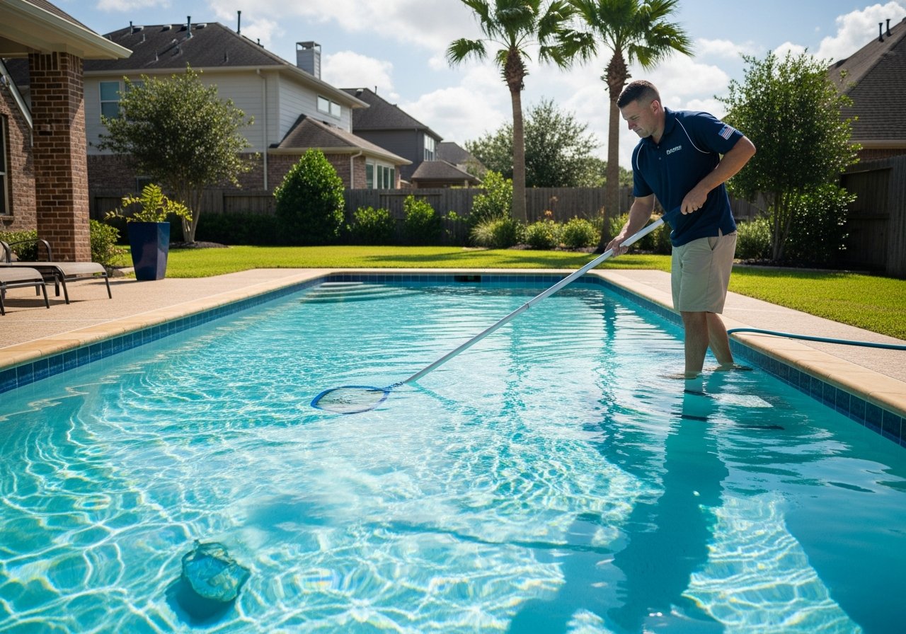 Pool Cleaning in Houston