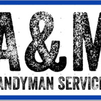 A&M Handyman Services LLC Residential & Commercial Repairs | Doors, Drywall, Concrete” logo