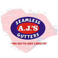 A.J.'s Seamless Gutters logo