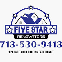 Five star renovators roofing logo