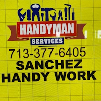 Sanchez handy work. Handyman services logo