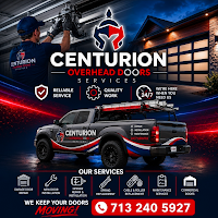 GARAGE DOORS CENTURION logo